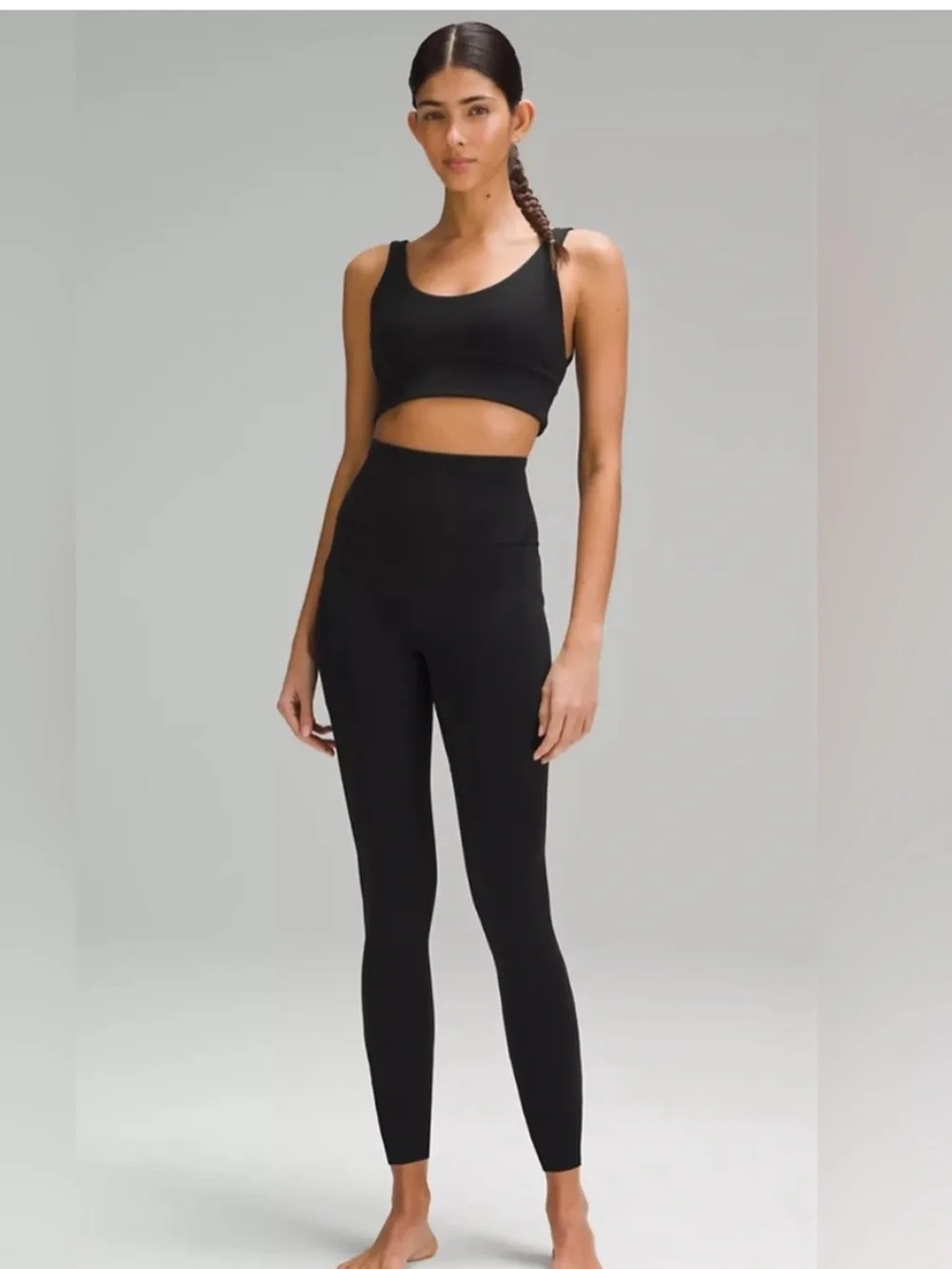 Lululemon Women’s Leggings Align Pant 28” Nulu LW5DITS Black Size 8 EUC